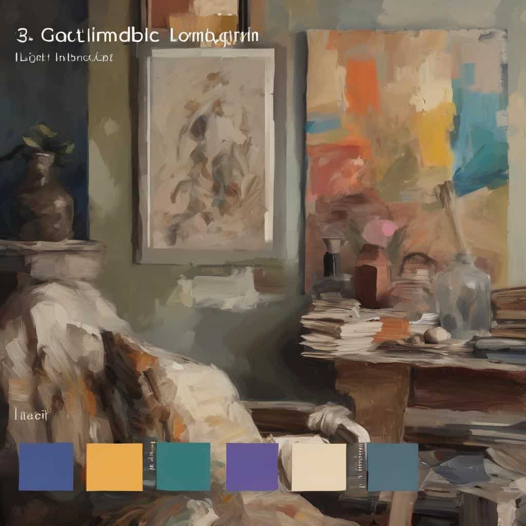 Αλαια εικόνα με καλλιτεχνική κληρονομιά και πίνακες ζωγραφικής σε εσωτερικό χώρο.